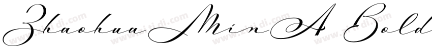ZhaohuaMinA Bold字体转换